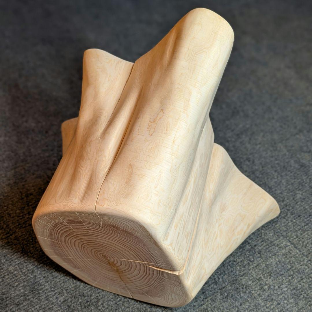 檜　切り株　高さ約19.5㎝