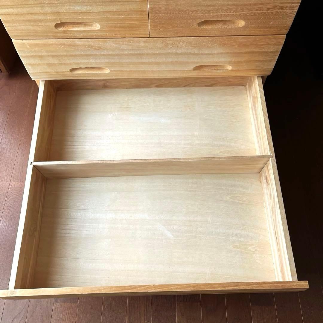 【金欠太郎です】桐 押入れタンス キャスター付き
