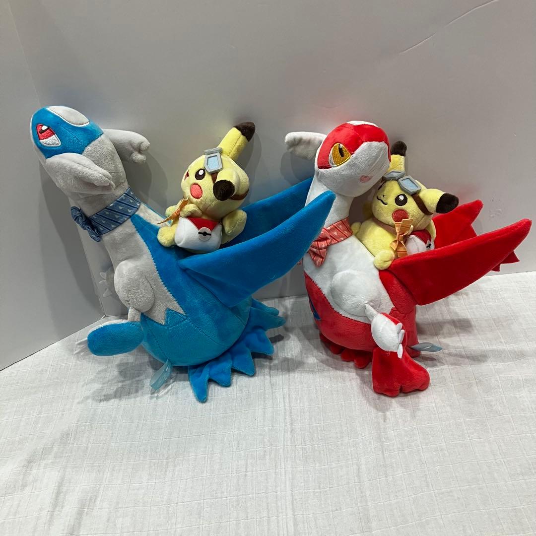 ポケモンセンター限定 ラティアス・ラティオスに乗って ピカチュウ