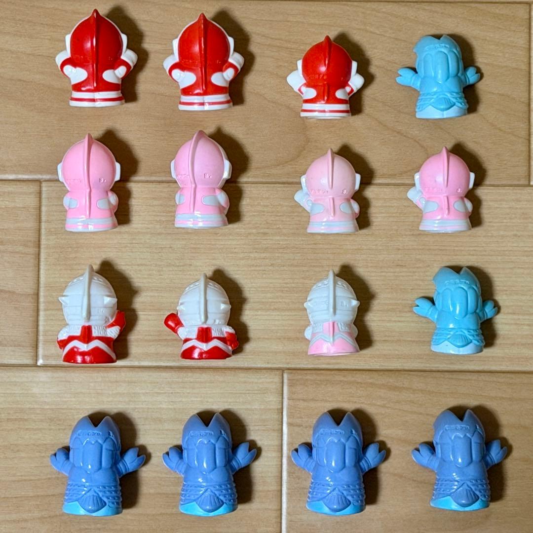 【激レア】ウルトラマングラフィティ 指人形 16体セット ソフビ 円谷プロ 希少