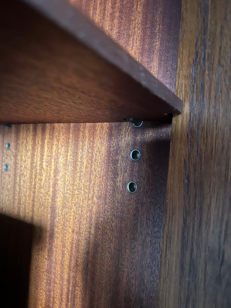 N*O様 北欧家具　デンマーク製　キャビネット　蛇腹　カップボード　食器棚　本棚