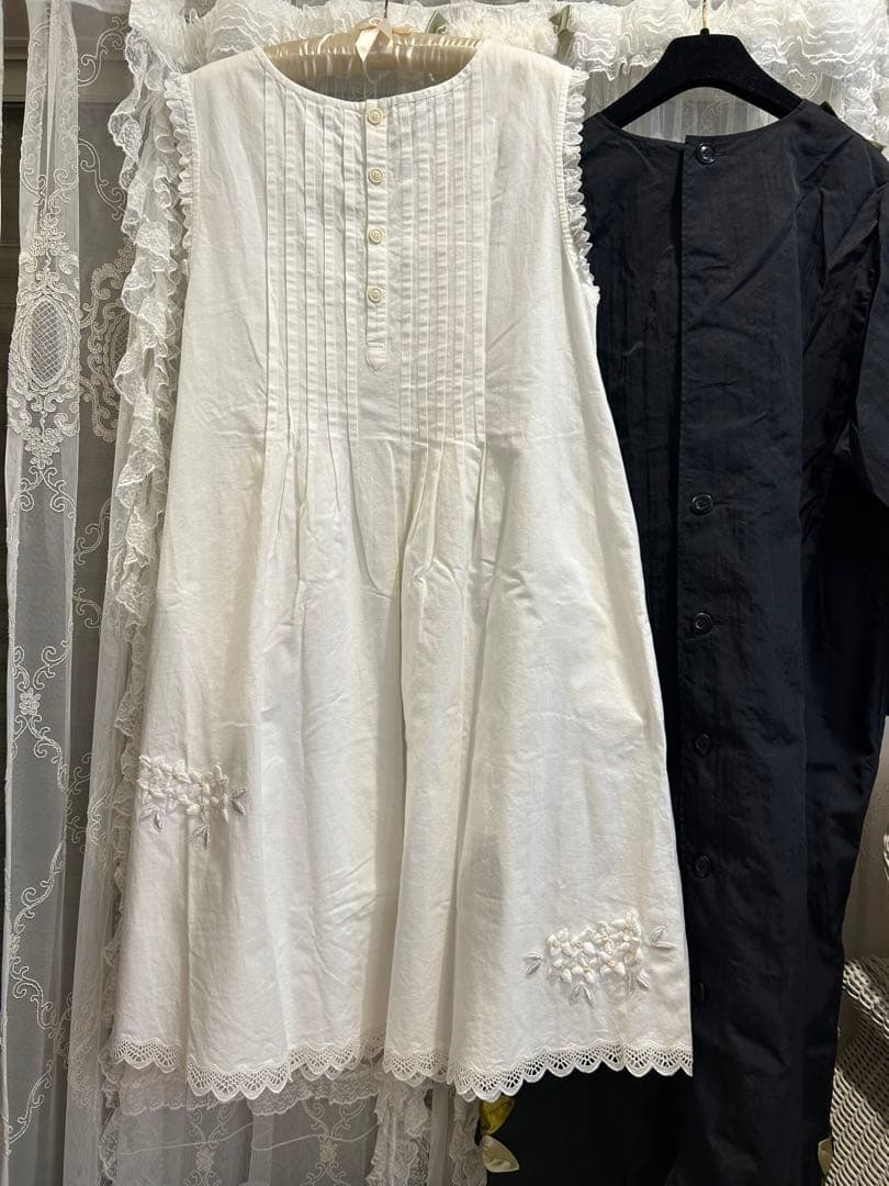 さえらヒスクローネ可愛いエプロン❤️おまけ中古ポテチーノ割烹着