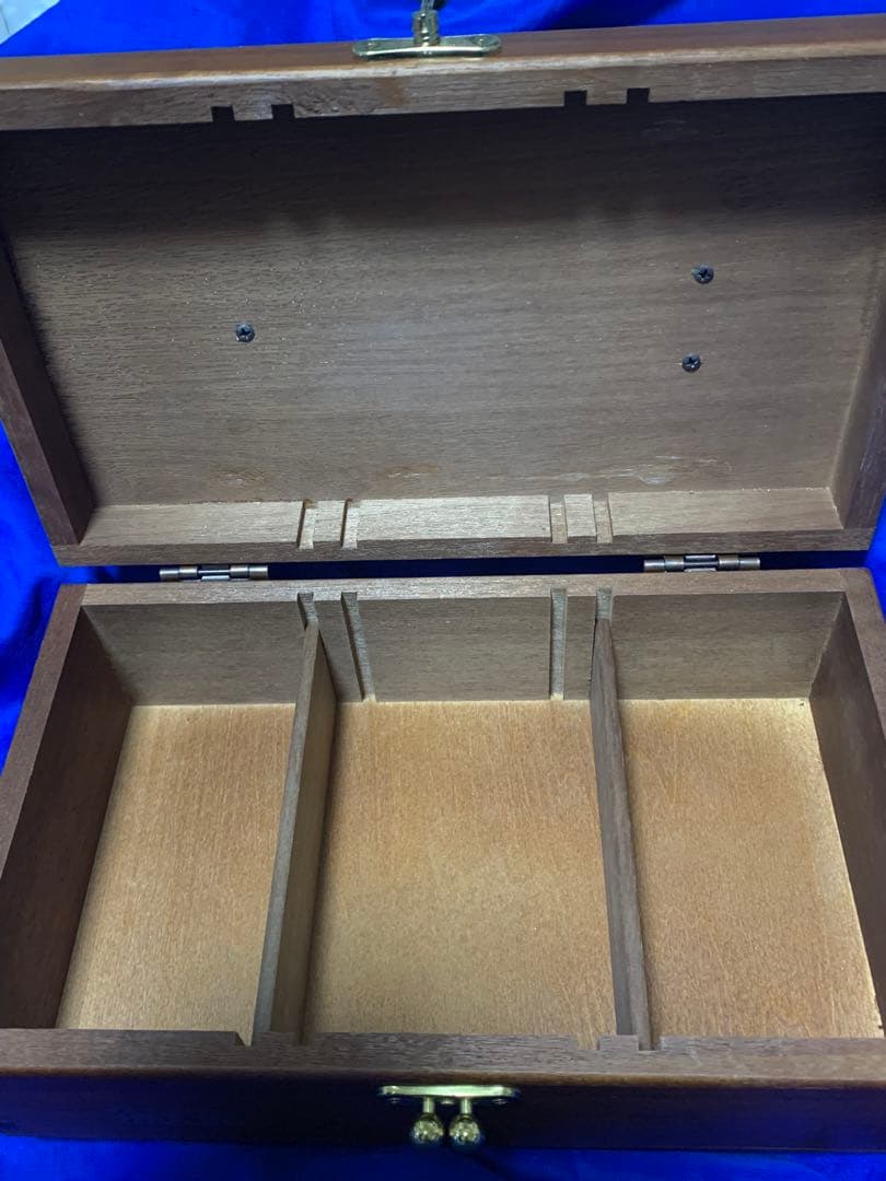 珍品希少　asics walking 歩人館 木製 道具箱 工具箱 アシックス