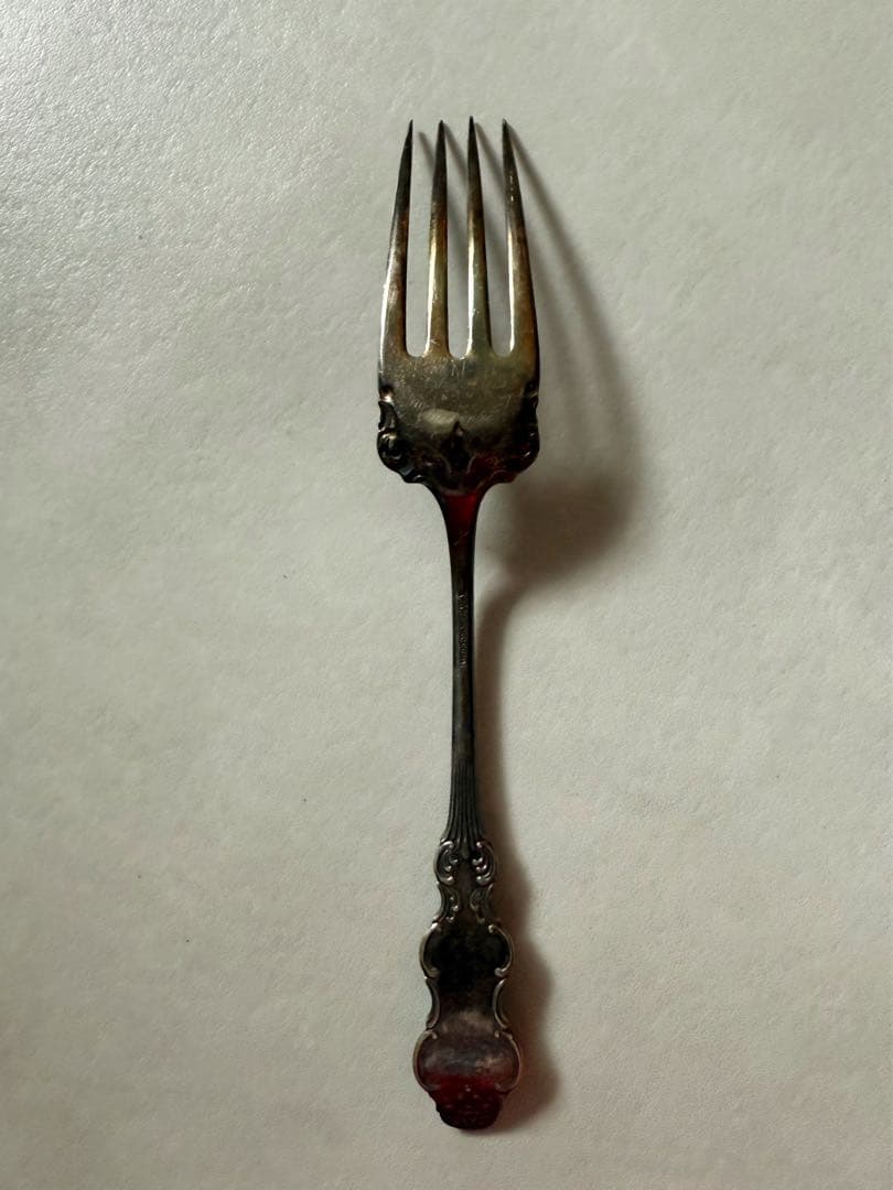 アンティーク ビンテージ フランス ヨーロッパ 銀食器 シルバーフォーク 希少