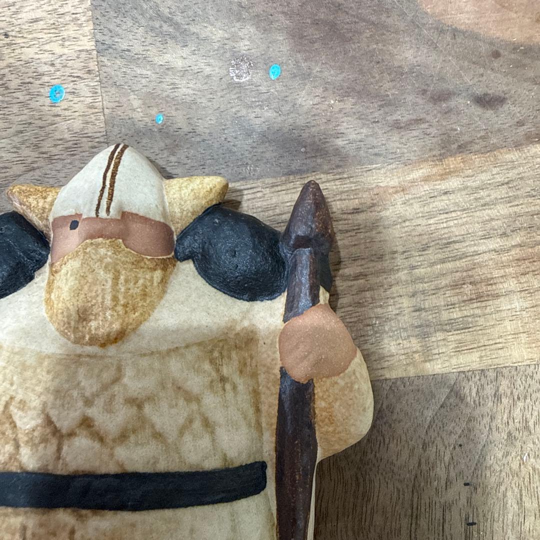 バイキングの戦士 陶器 リサラーソン