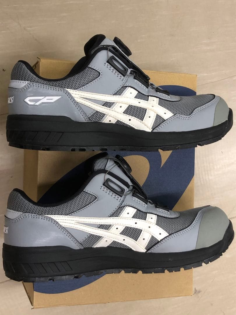 ASICS CP 安全靴 25.5cm グレー/ホワイト