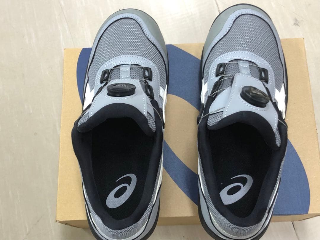 ASICS CP 安全靴 25.5cm グレー/ホワイト