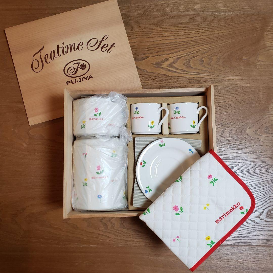 非売品 marimekko マリメッコ ティーセット 不二家 新品 - メルカリ