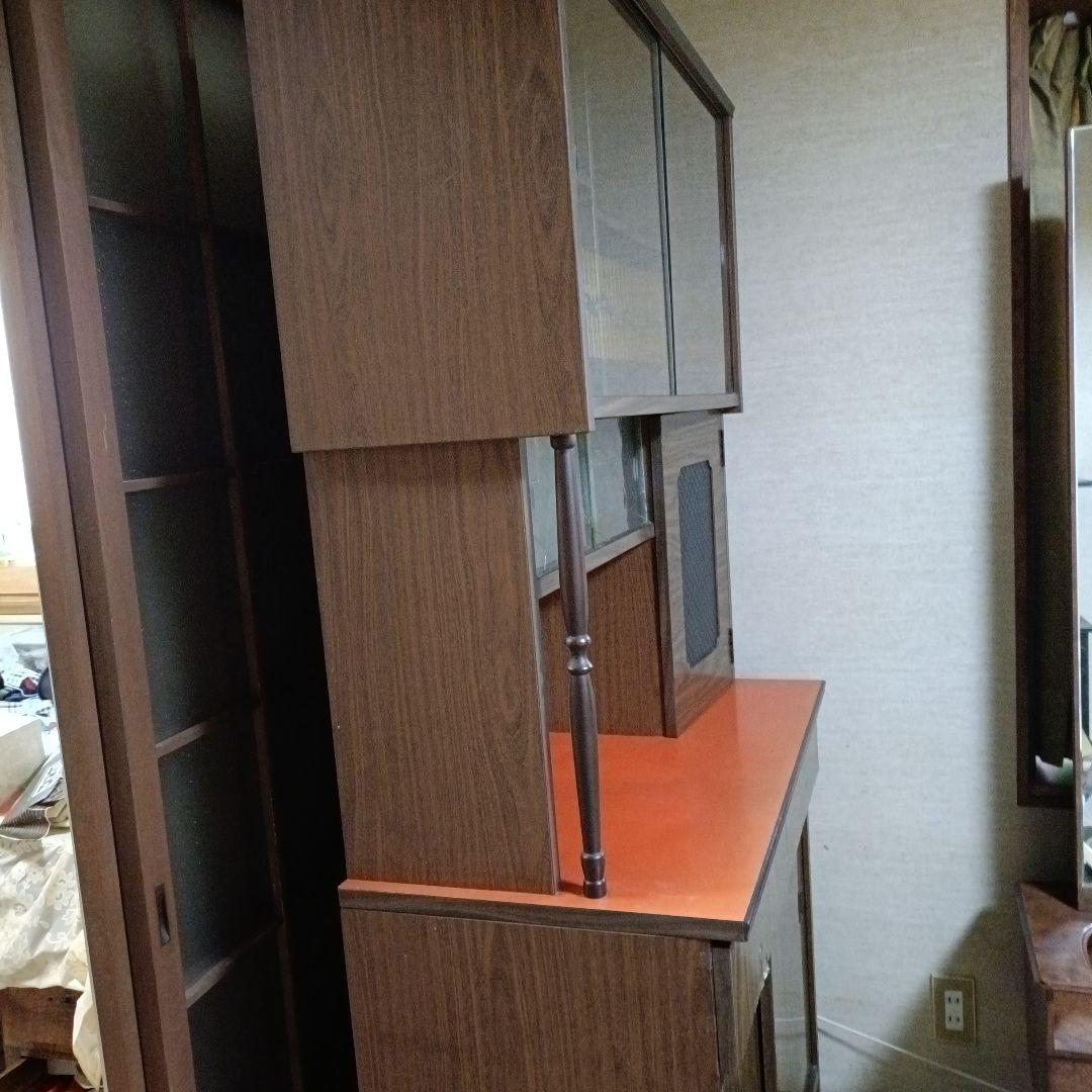 昭和レトロ　木製キャビネット