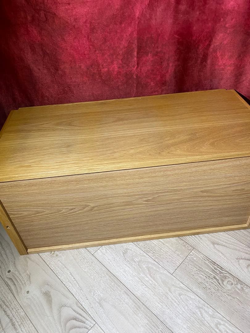 ☆大人気☆ 無印良品　ステンレスユニットシェルフ　ボックスオークチェストMUJI