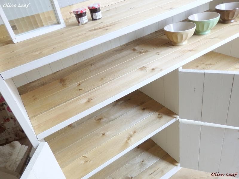 サイズ、デザインオーダー可●超ワイドキャビネット●シャビーホワイト無垢●受注製作