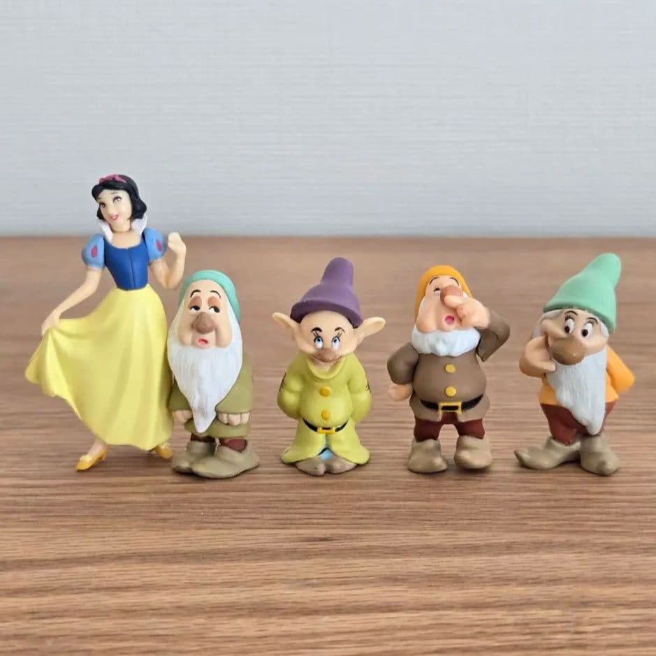☆平成レトロ☆ チョコエッグ ディズニー 白雪姫 フィギュア 5体セット