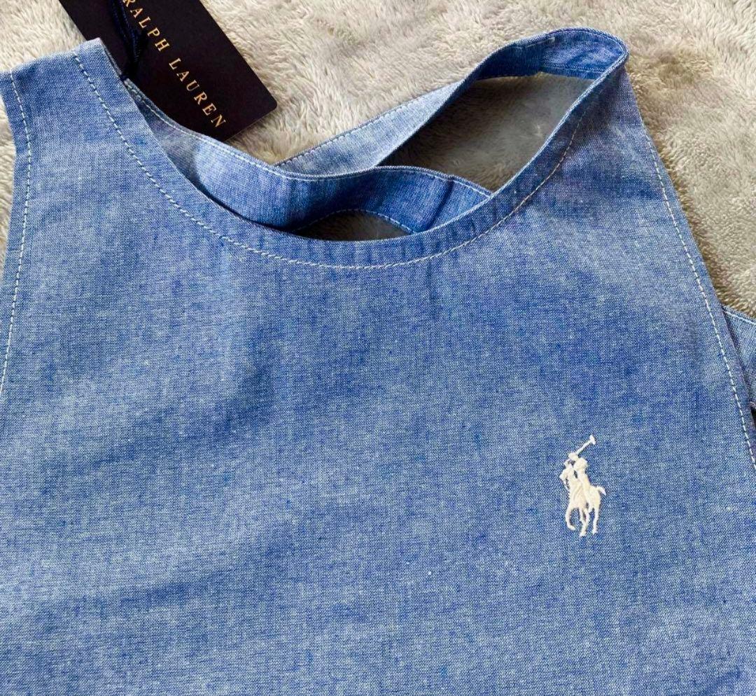 ラルフ・ローレン ☆シャンブレーエプロン