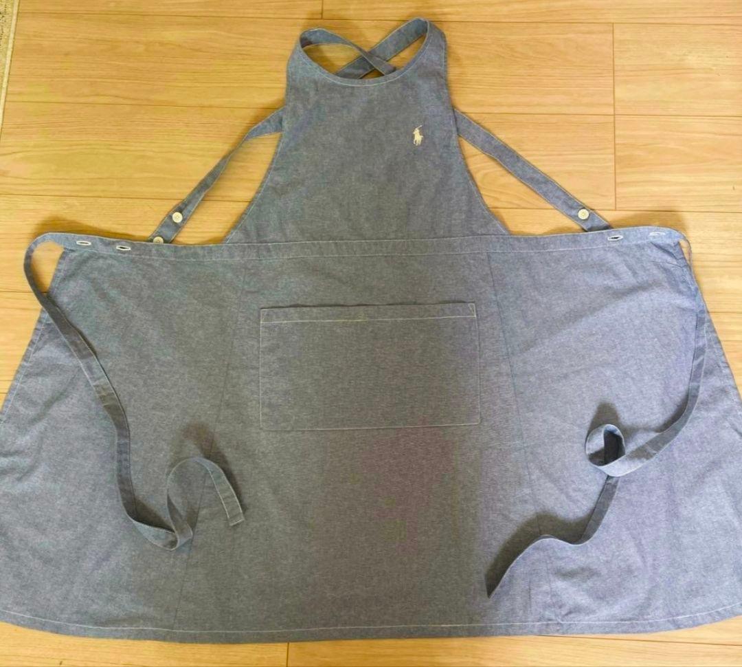 ラルフ・ローレン ☆シャンブレーエプロン