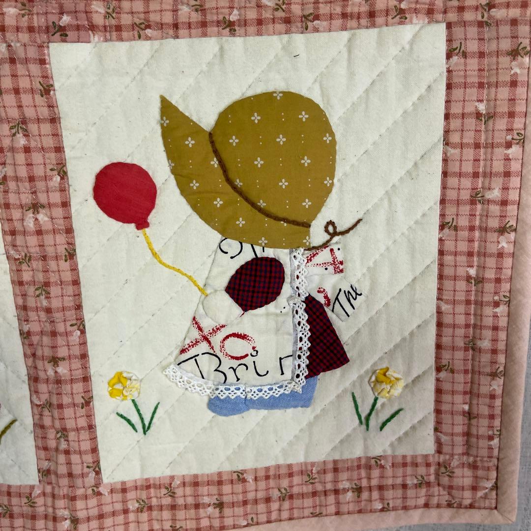 スーちゃん パッチワーク タペストリー アップリケ キルト 刺繍 - メルカリ