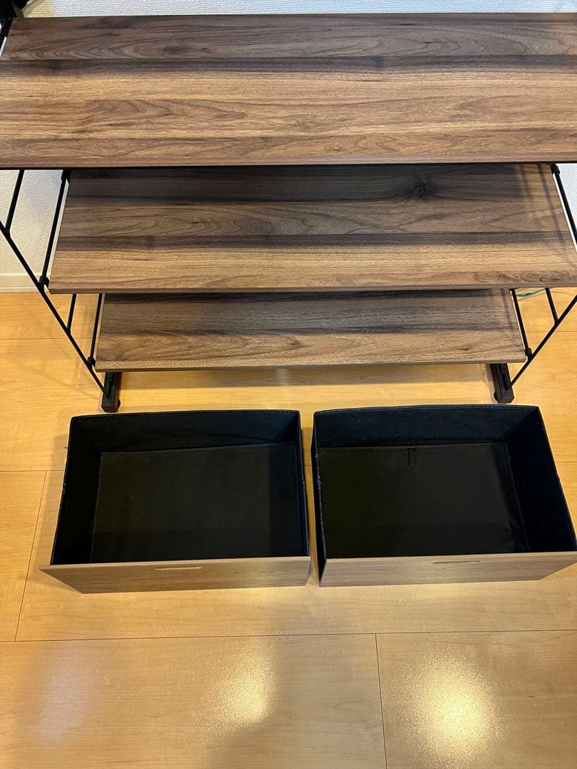 早い者勝ち！Nポルダ ミドルブラウン 5枚棚板 幅80センチ - メルカリ