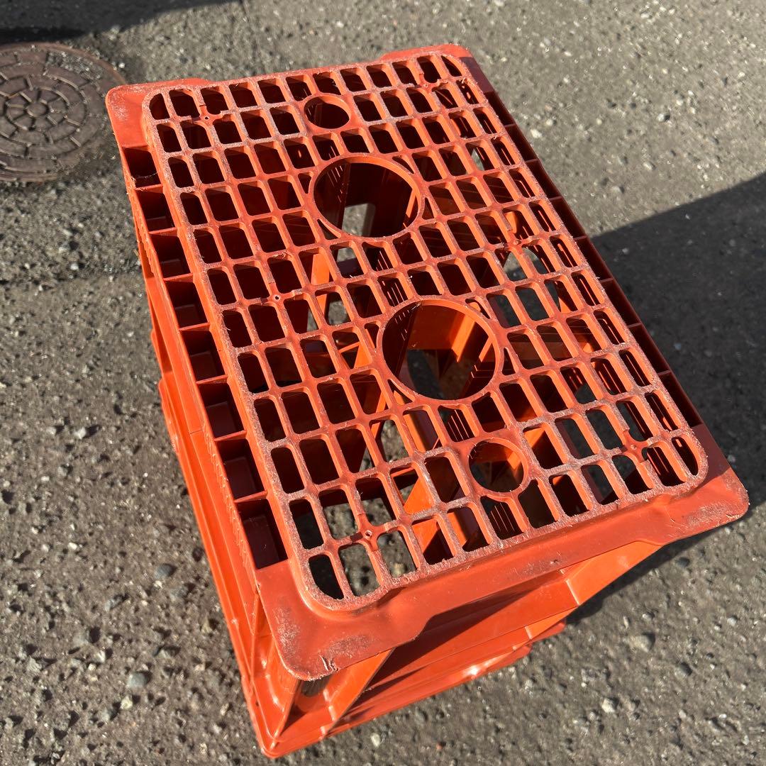 清酒専用通箱》P箱 お酒ケース コンテナ 一升瓶 踏み台 昭和レトロ