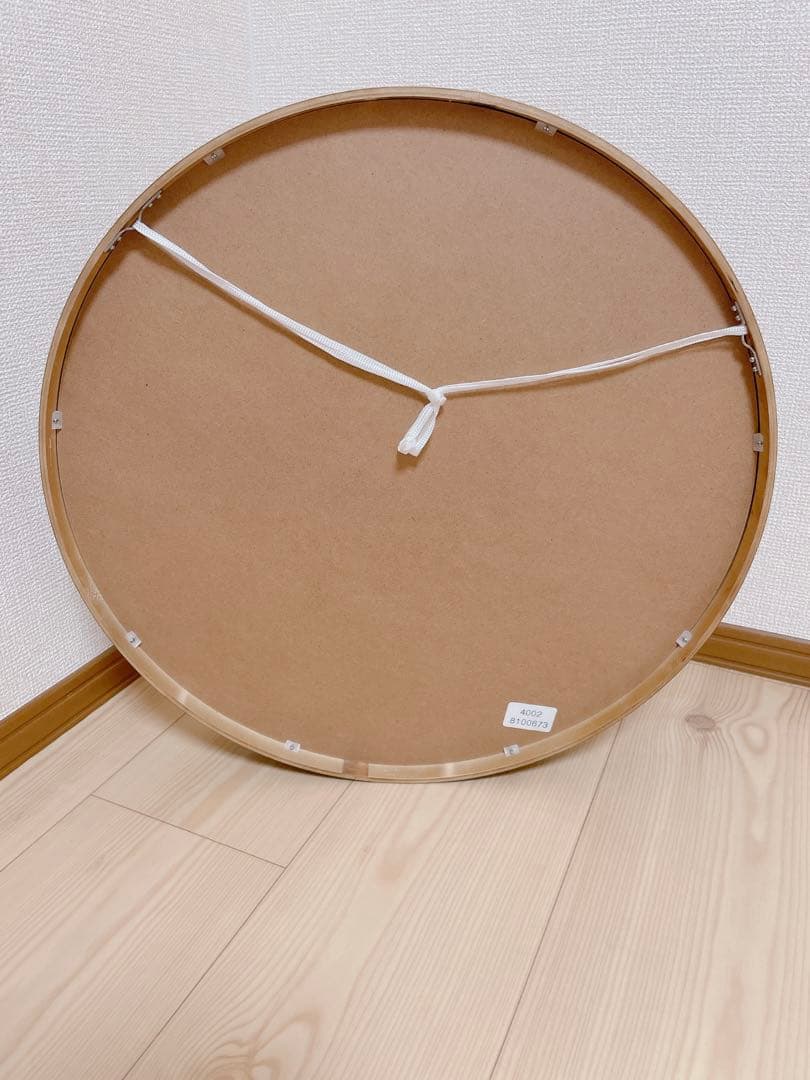 【新品・未使用】ウォール丸型ミラー直径50cm