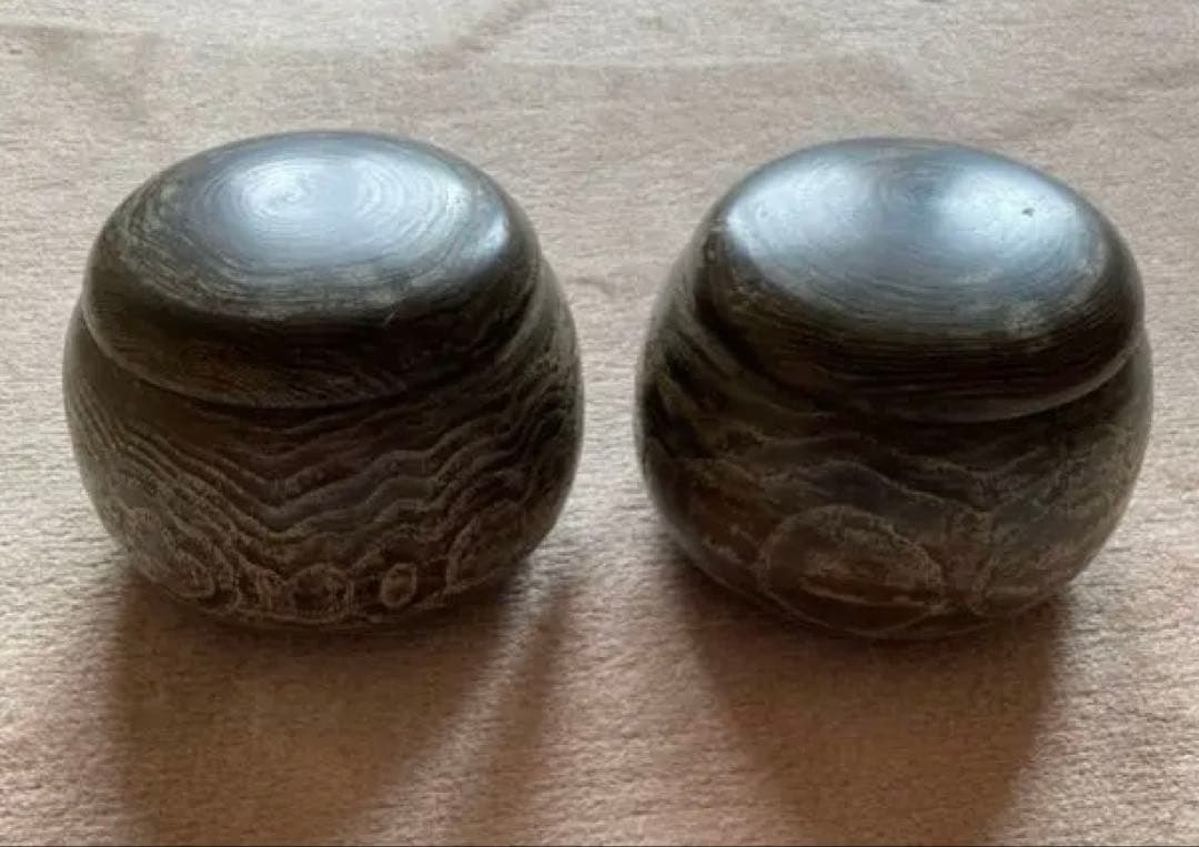 碁盤　碁石　那智黒碁石