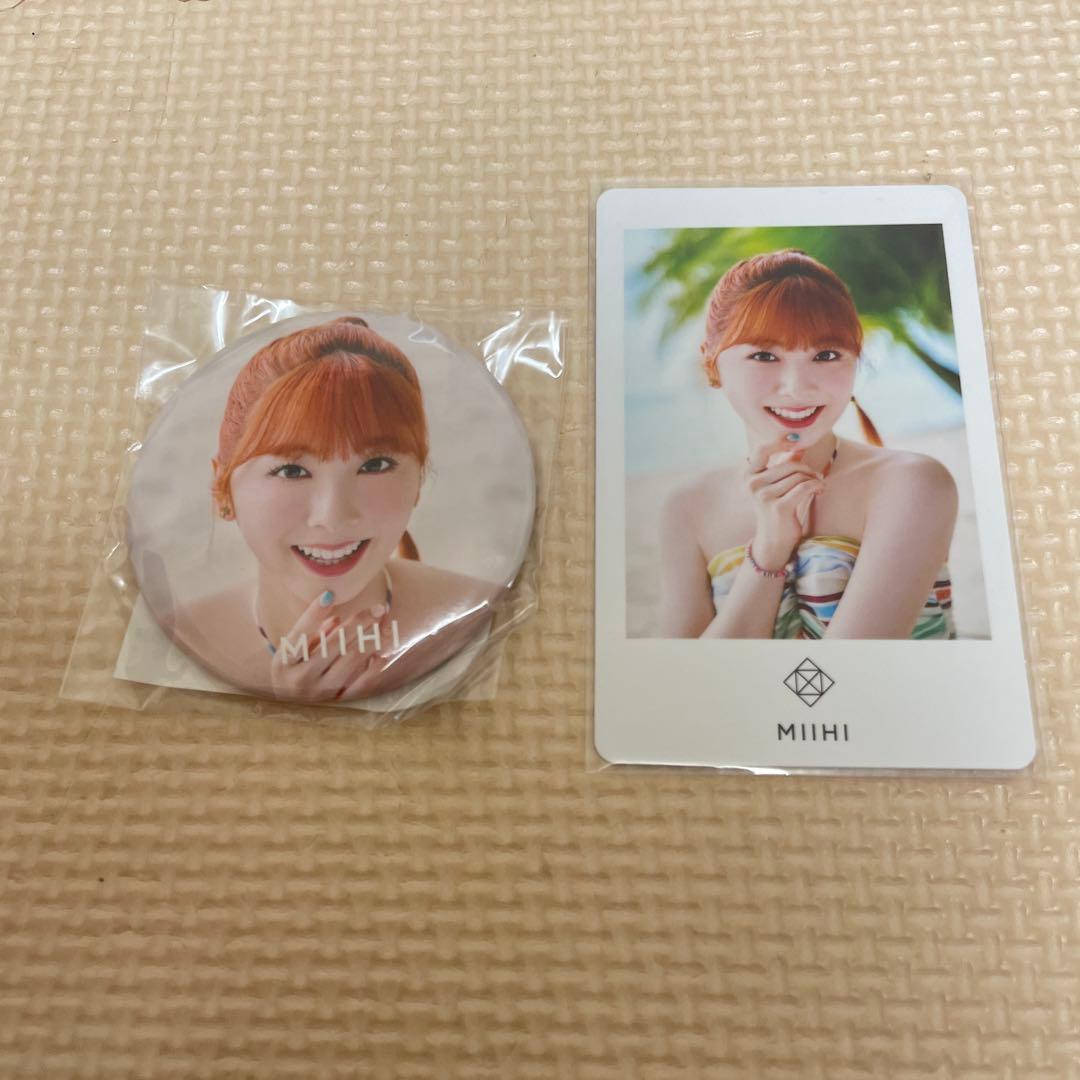 NiziU ミイヒ MIIHI 缶バッジ & フォトカード セット - メルカリ