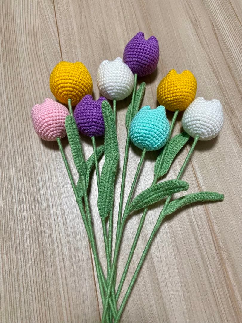 花束　在庫整理セール　ハンドメイド　手編みブーケ　プレゼント　お得　31本