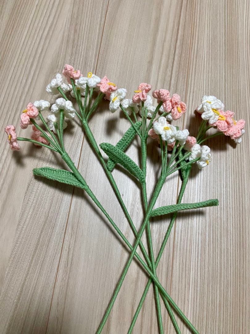 花束　在庫整理セール　ハンドメイド　手編みブーケ　プレゼント　お得　31本