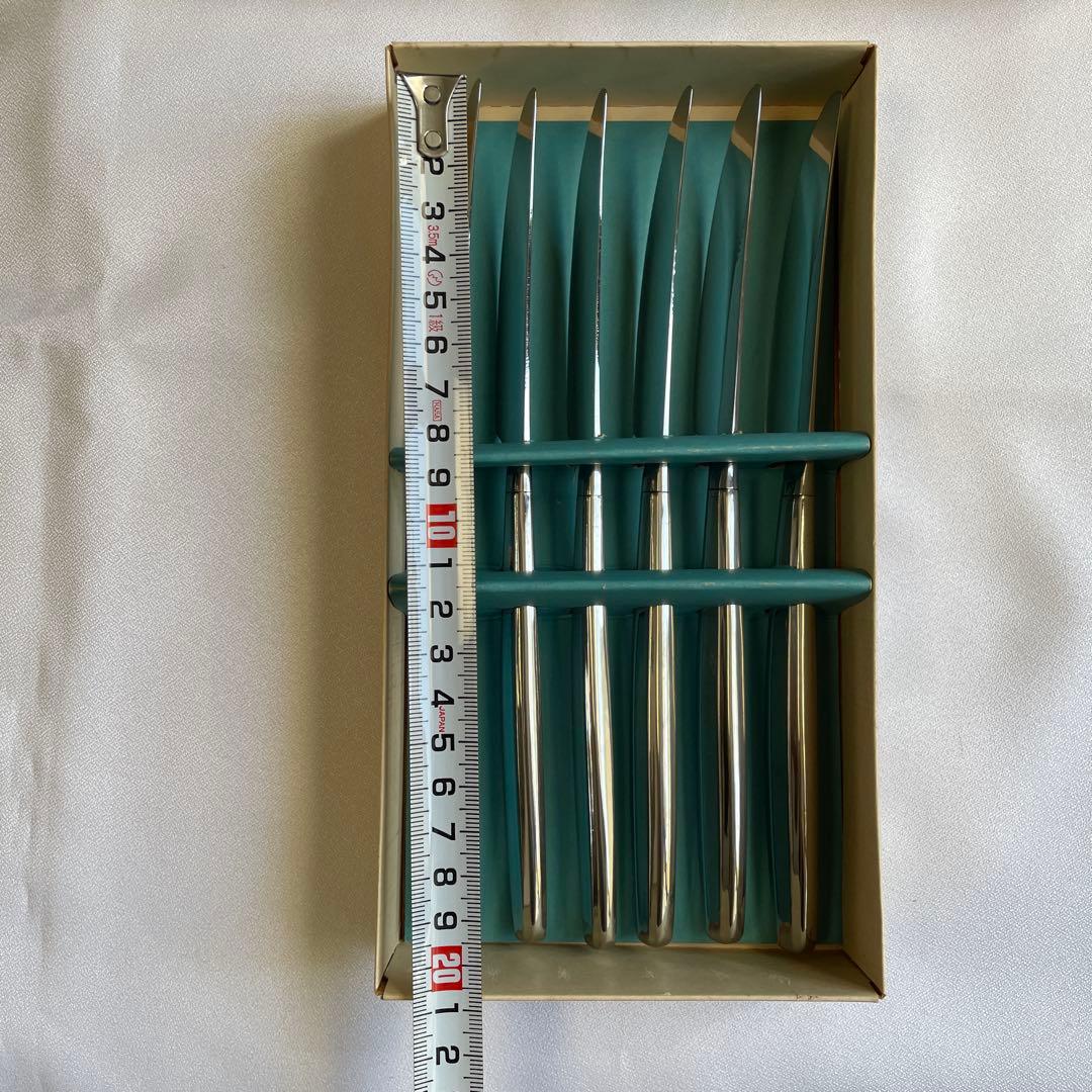 未使用　HACKMAN ハックマン テーブルナイフ　箱入6本　長さ20cm