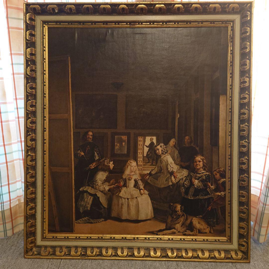 ベラスケス ラスメニーナス 複製 額装 - メルカリ