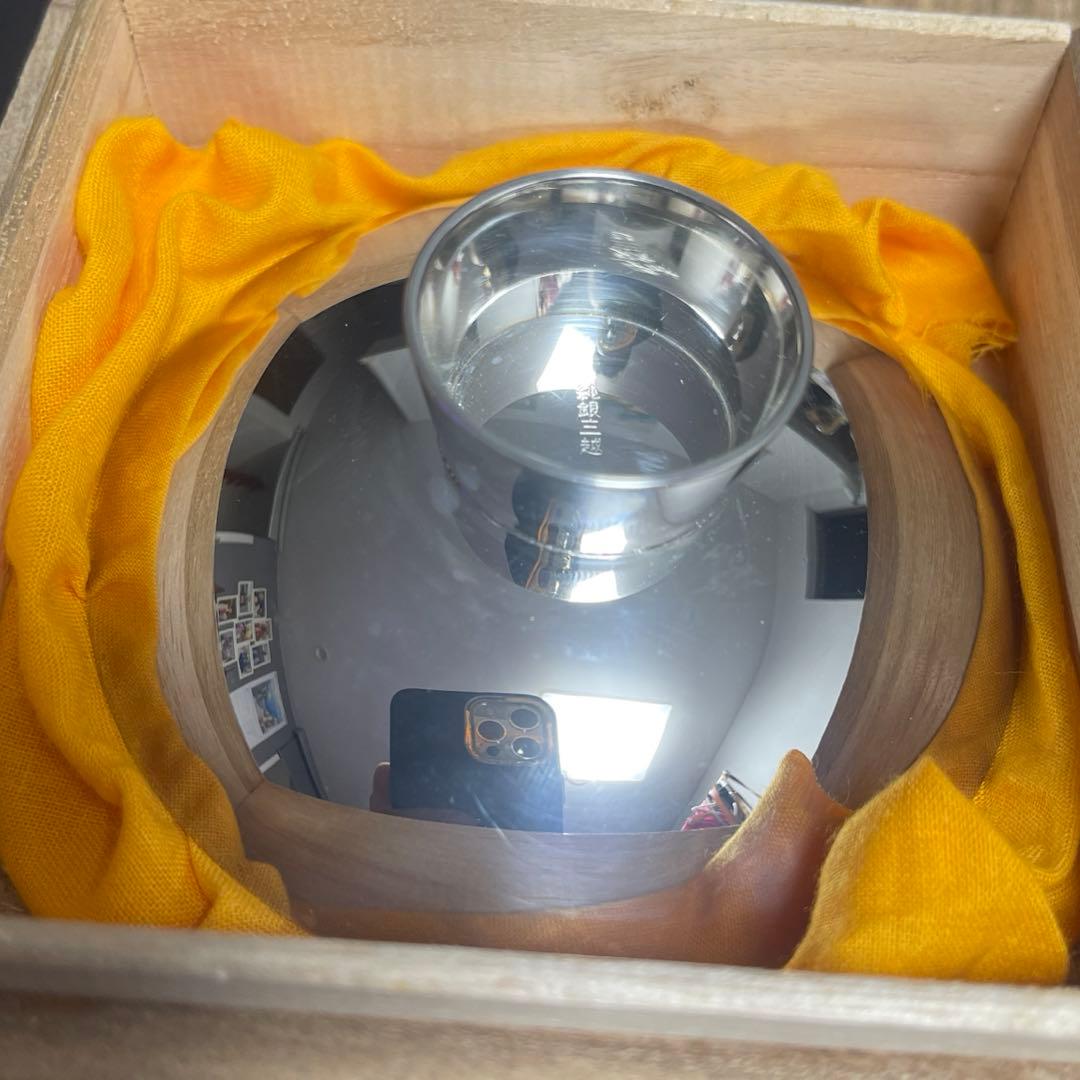 純銀製の銀杯/銀盃