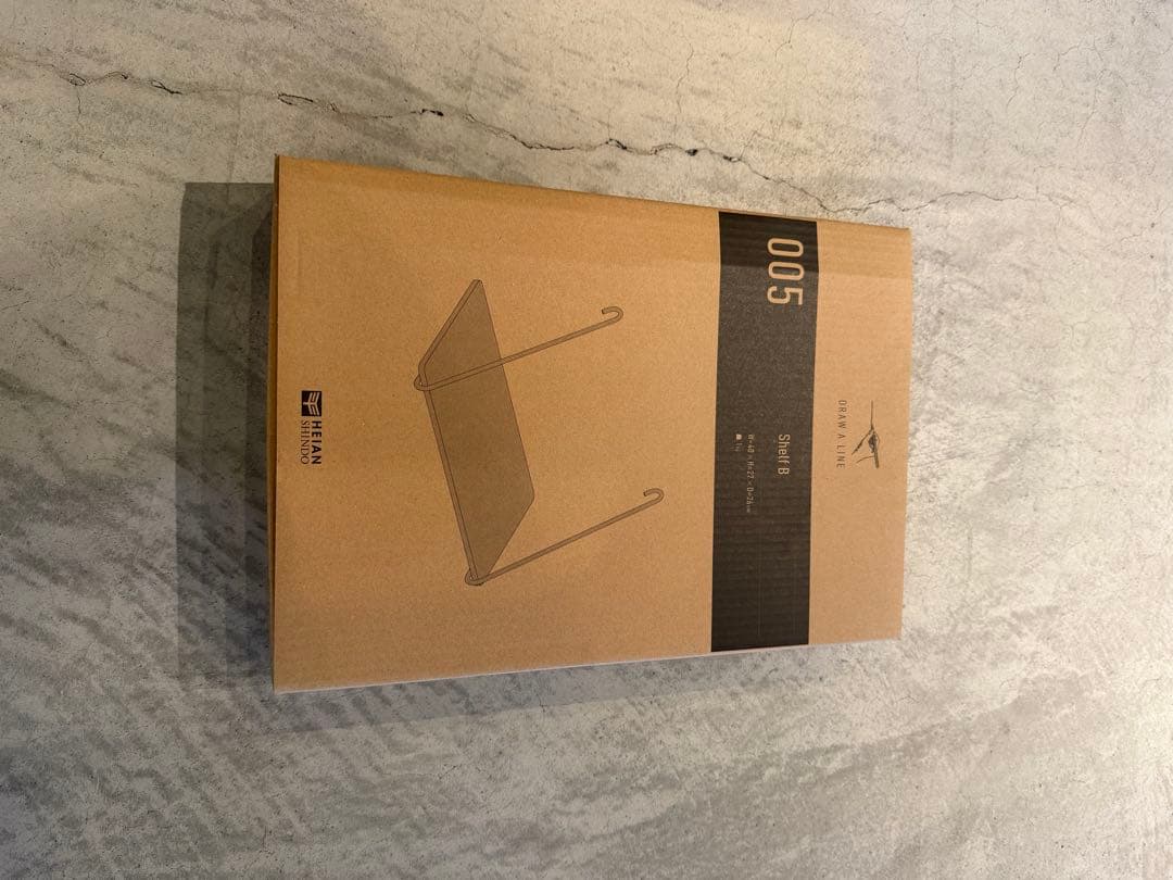 【新品】DRAW A LINE(ドローアライン)ロッドA＋シェルフB/ブラック