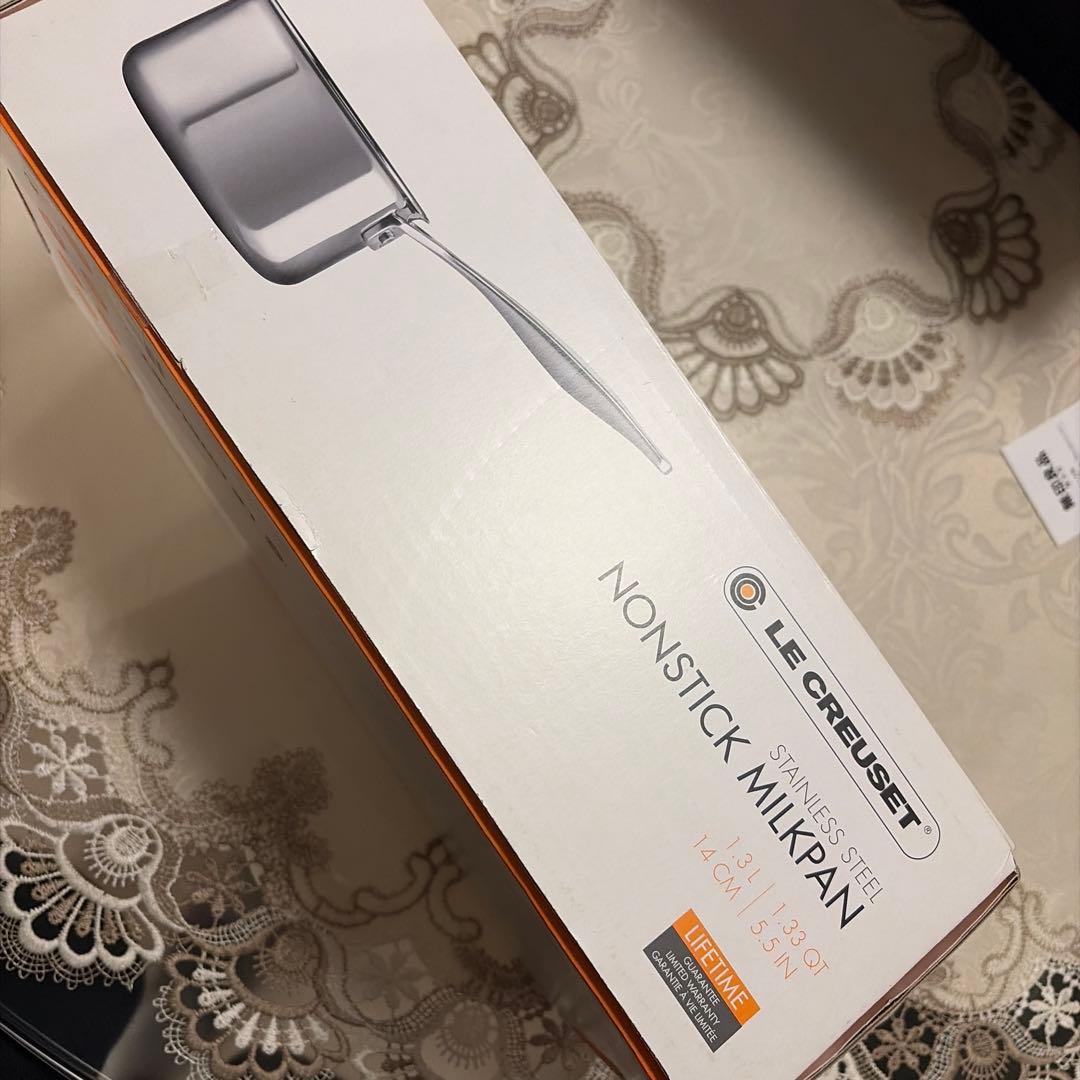 ❣️お値下げ❣️Le Creuset ステンレス片手鍋 1.4ℓ (箱入り)