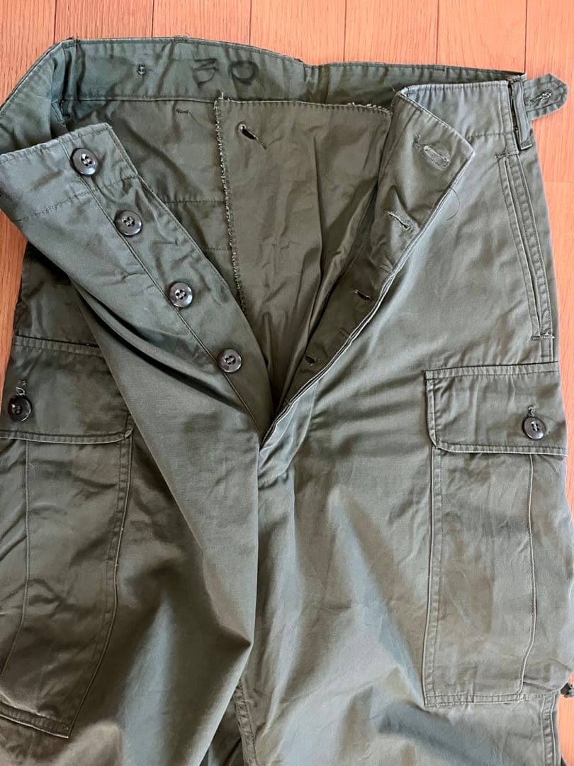60's U.S.ARMY NAM戦 1st パンツ 初期モデル ノンリップOG