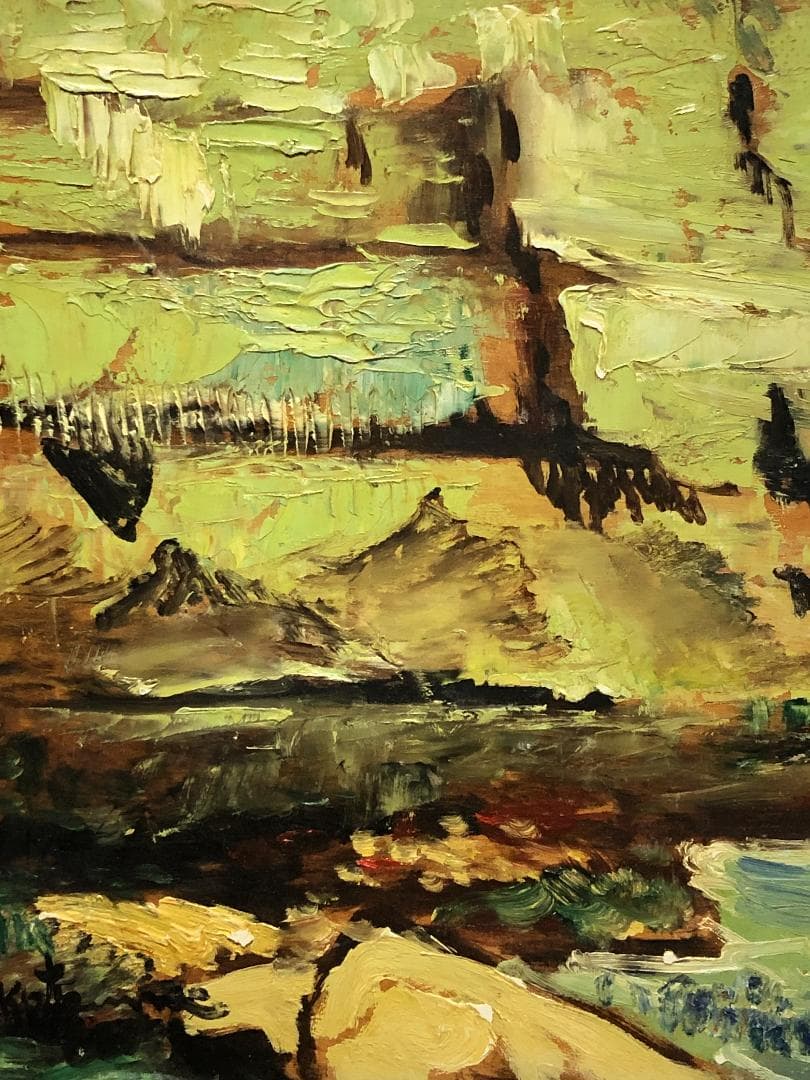 辻谷勝三 『房総海岸』 帝展出品作家 大正８年～昭和初期