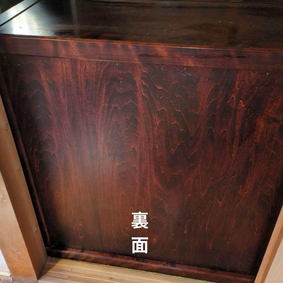 民芸調レトロ　収納棚無垢