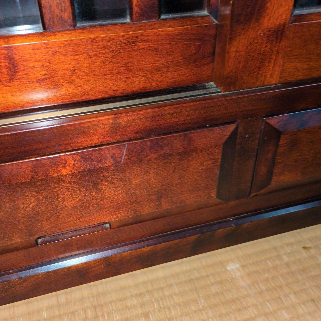 民芸調レトロ　収納棚無垢