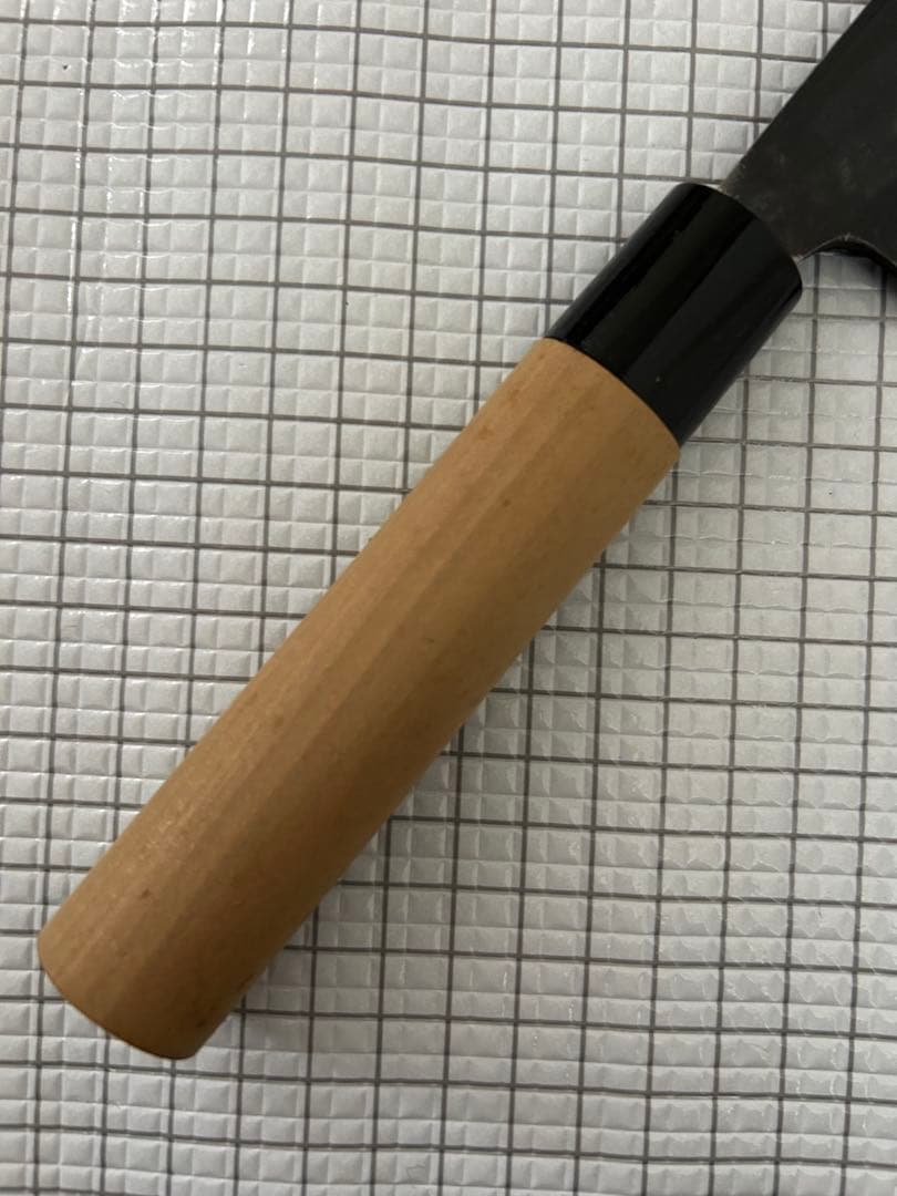 包丁 菜切包丁 菜切 175mm 黒打ち 朴丸柄