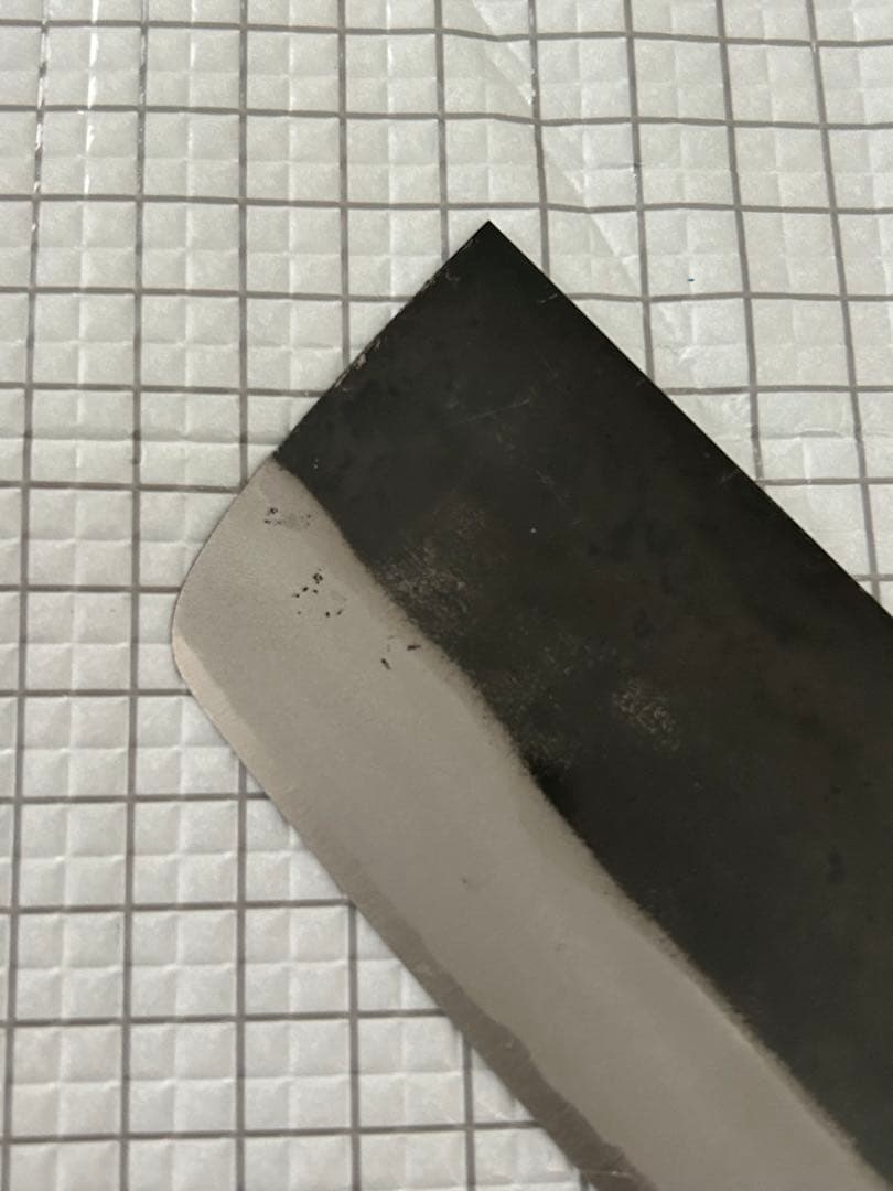 包丁 菜切包丁 菜切 175mm 黒打ち 朴丸柄