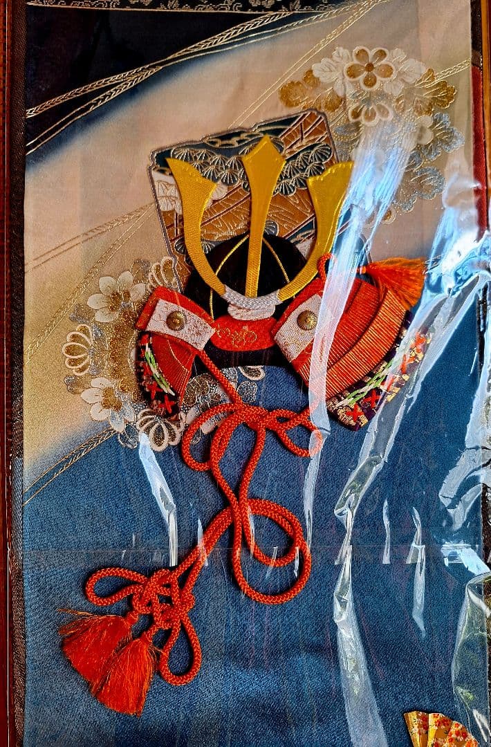 押し絵、タペストリ－、兄弟で端午の節句