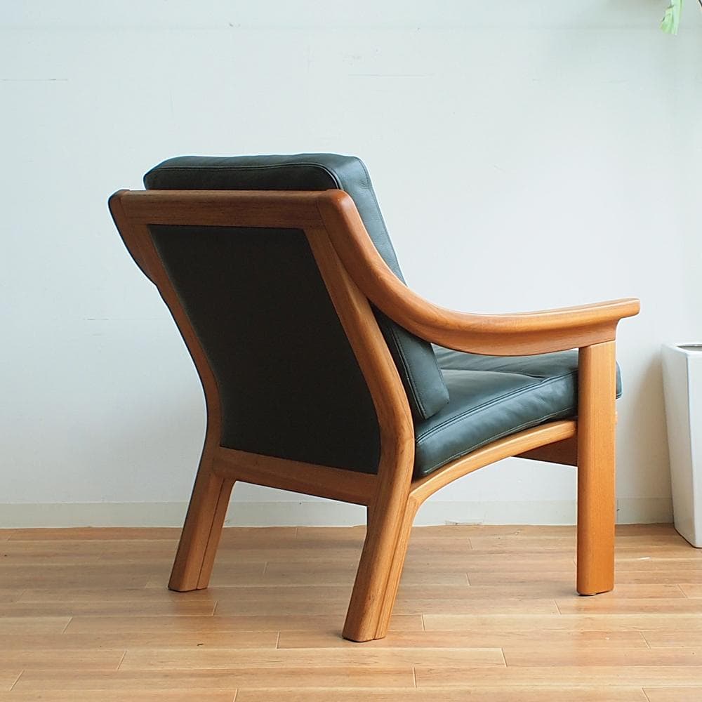 ビンテージ デンマーク製 P.J.Furniture チーク 1人掛けソファ B