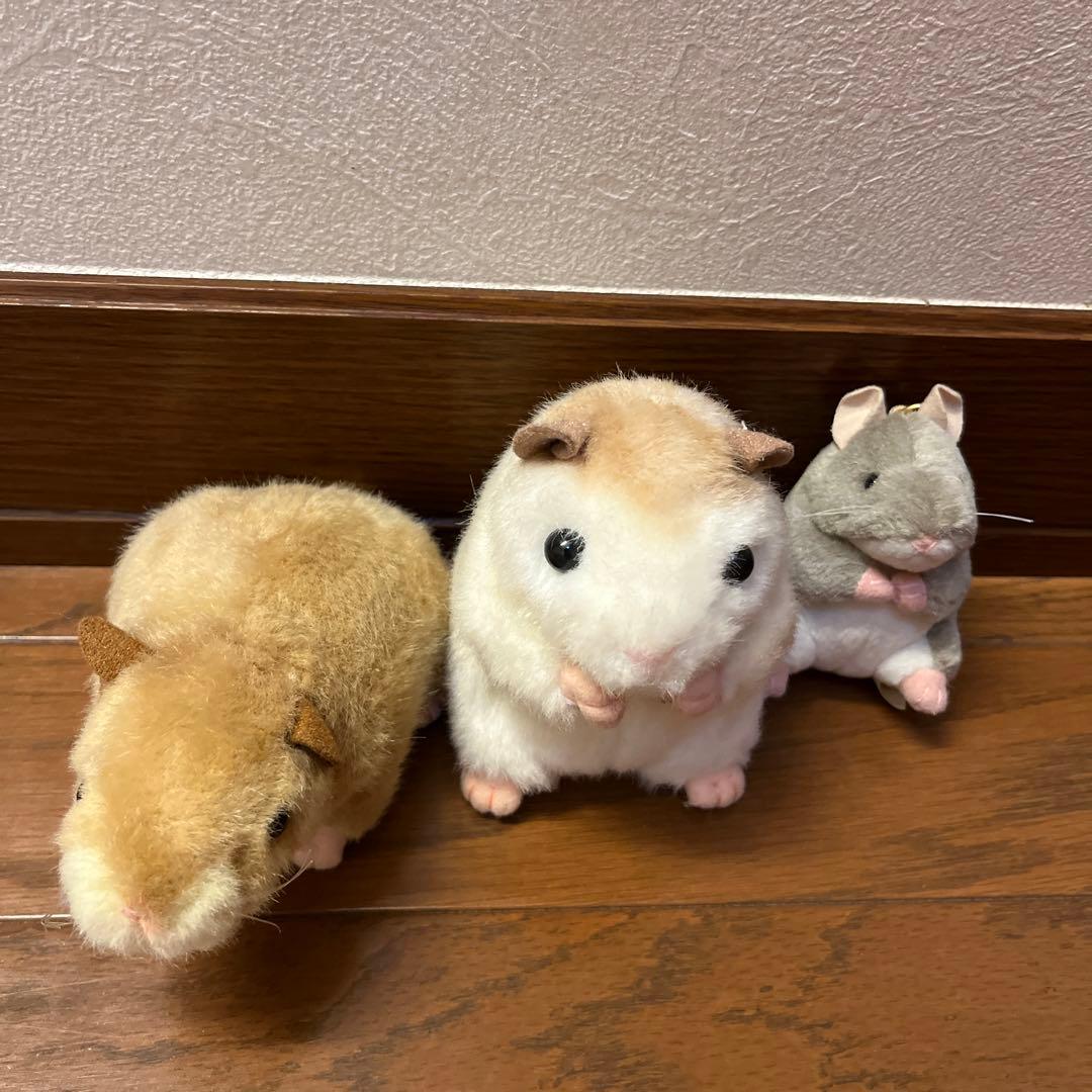 昭和レトロ セキグチ ハムスター 鳴く ぬいぐるみ - メルカリ