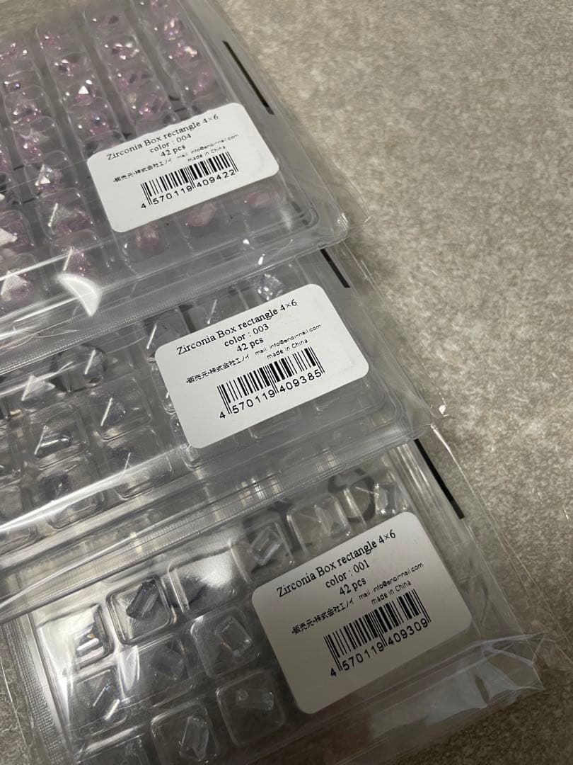 énoi enoi エノイ ジルコニア 3個セット 4×6