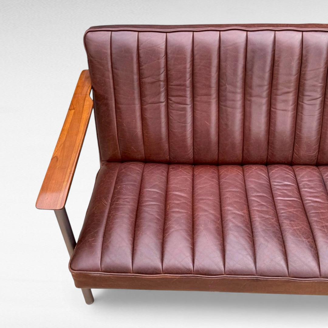 廃盤クラッシュゲート tabu Leather Works DINER ソファ