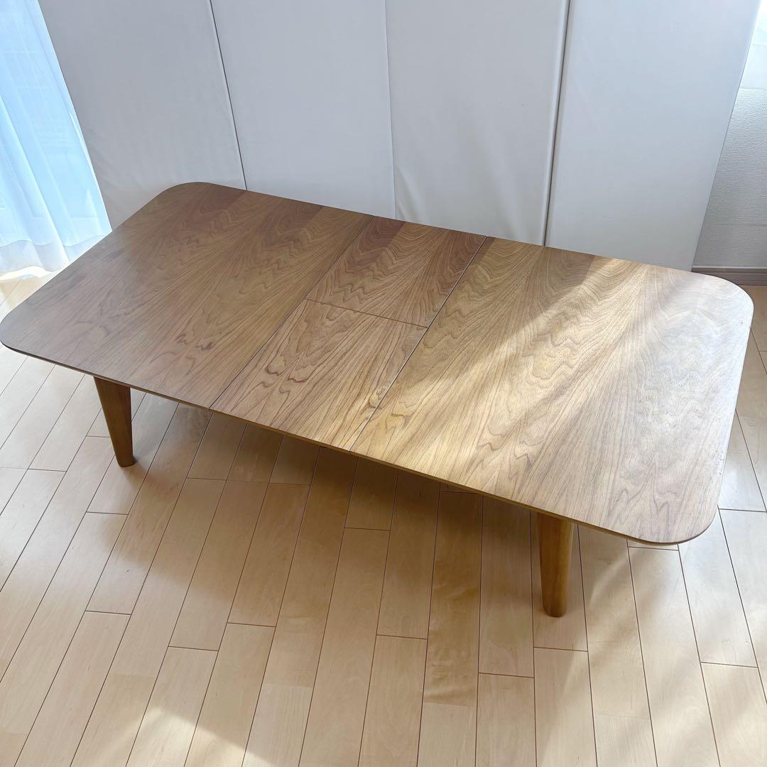 ニトリ 伸長式座卓 リベラルYN LBR