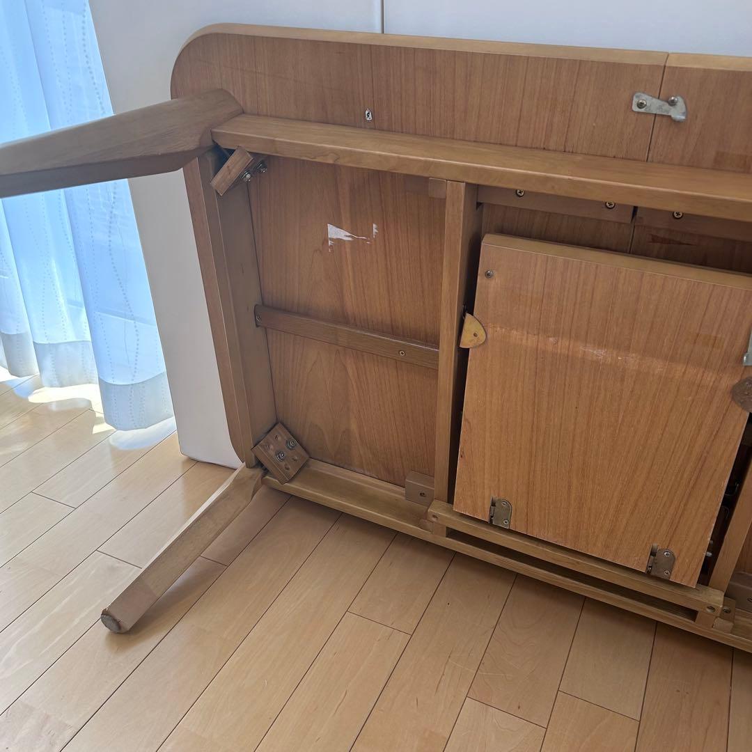 ニトリ 伸長式座卓 リベラルYN LBR