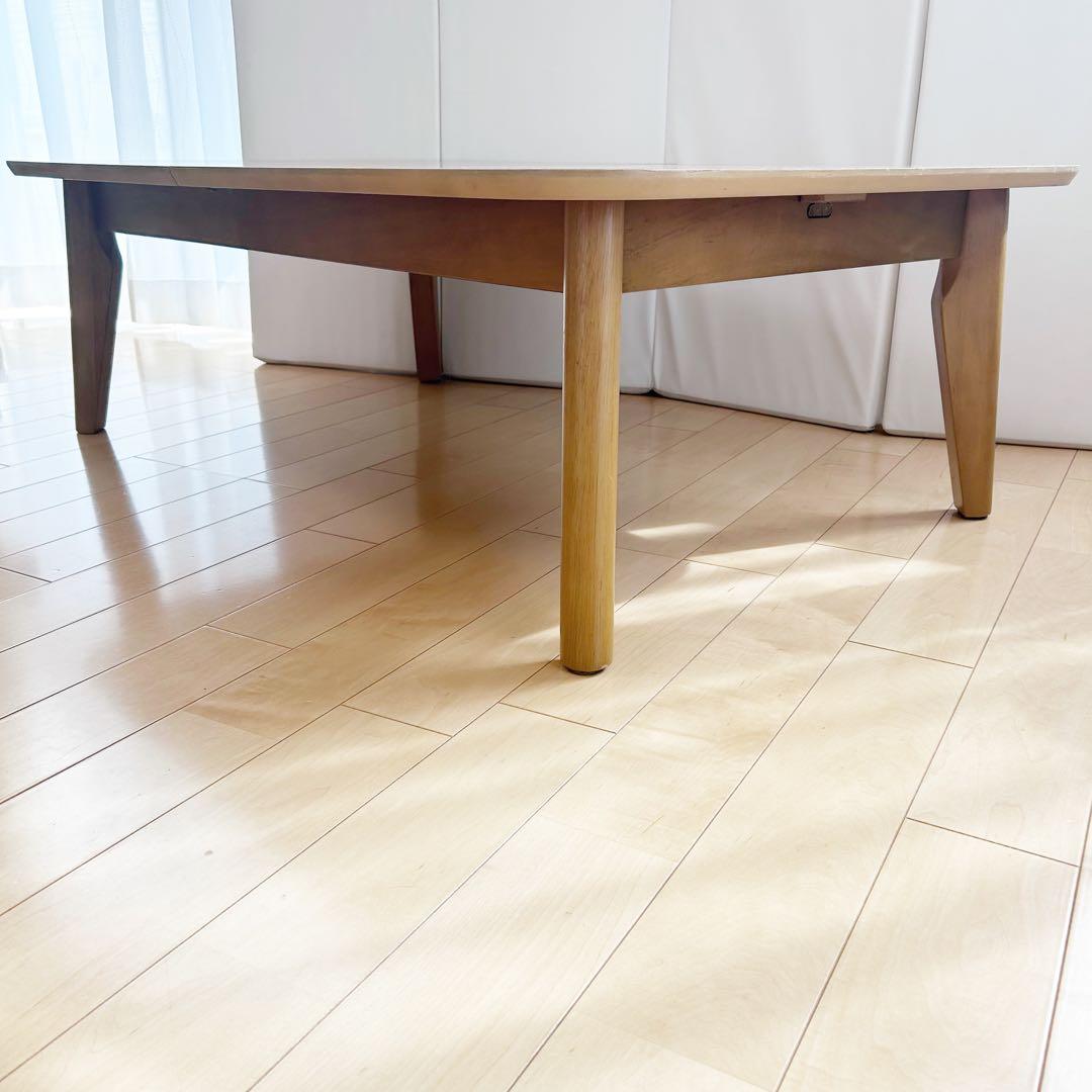 ニトリ 伸長式座卓 リベラルYN LBR