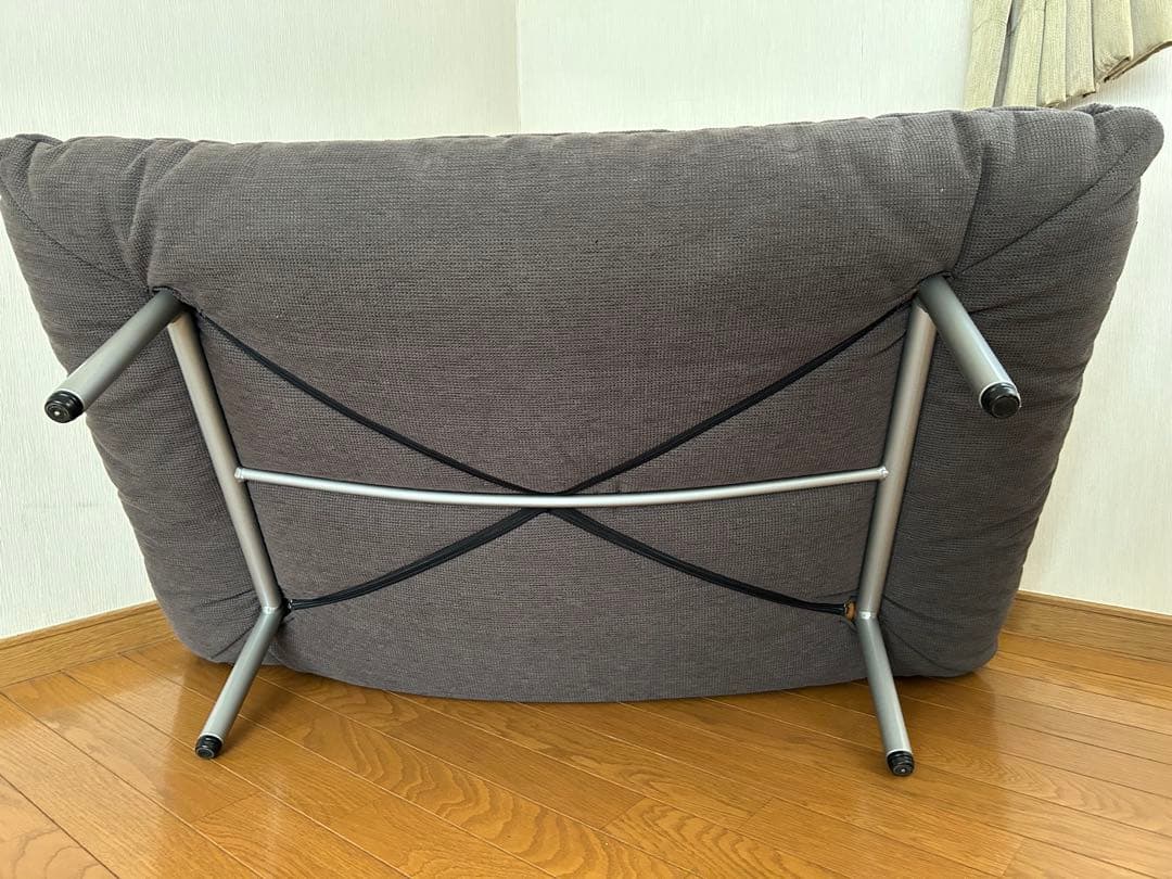 【5月15日までの出品です】リーンロゼ　カラン　パフ　オットマン　グレー