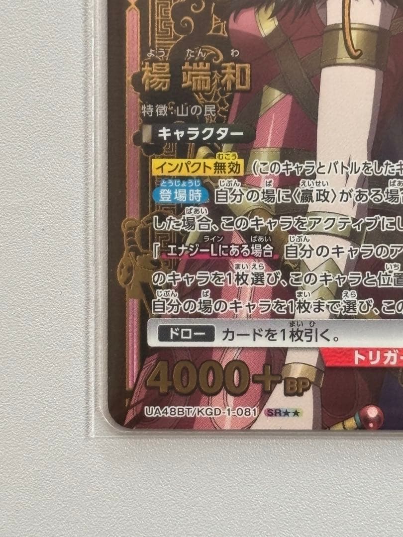 ユニオンアリーナ 楊端和 SR パラレル 星2 キングダム - メルカリ