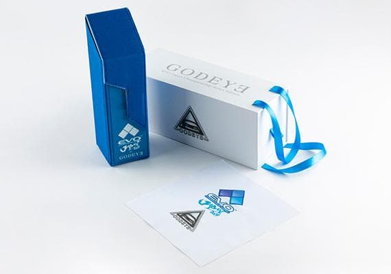 ゲーマー用メガネ　 闘神 トウシン (ブルー/ホワイト）新品