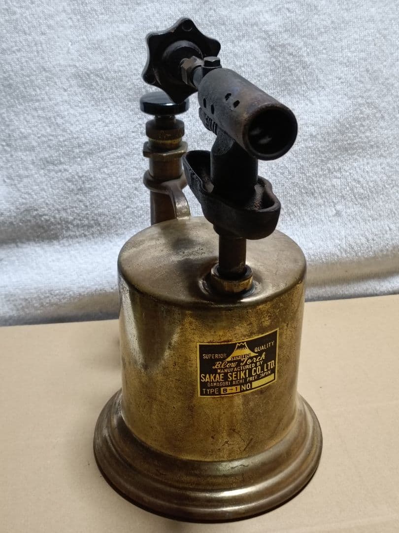 ガソリントーチ　サカエ富士B−1 昭和レトロ　アンティーク置物
