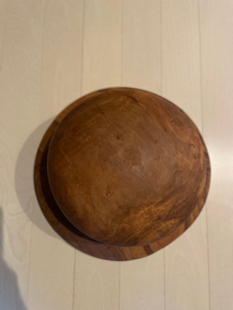 【即決価格値下】木工作家 藤本健 ホルトノキ ウッドボウル